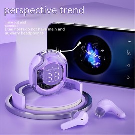 NEW T8 TWS Bluetooth 5.3 Headphones Wireless Earphone Sport Gaming Headsets Noise Reduction Earbuds Bass Touch Control

