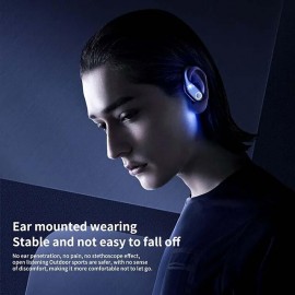 High Quality Sports Wireless Earbud  Bluetooth 5.3 Earphones with Noise Cancelling Mic HiFi Stereo Over Ear Bud with LED Display and USB-C for IOS/Android
