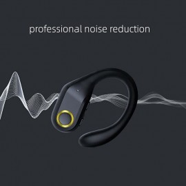 High Quality Sports Wireless Earbud  Bluetooth 5.3 Earphones with Noise Cancelling Mic HiFi Stereo Over Ear Bud with LED Display and USB-C for IOS/Android

