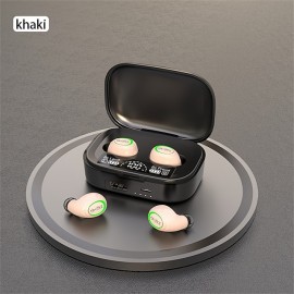 TWS Bluetooth Headphone MD06 Wireless 5.0 Mini Charged Digital Display Large Capacity Charging Bin True Wireless Headphones TWS Earbuds In Ear Bluetooth 5.2 Sports Auto Pairing LED Power Display for
