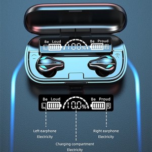 X9 Wireless Earphones HiFI Sound Headphone Bluetooth-compatible Earbuds Waterproof Headsets With Microphone 2000mAh Charging Box
