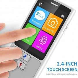 New Language Voice Translator Device Portable Translator 2 Way 72 Language Real Time
