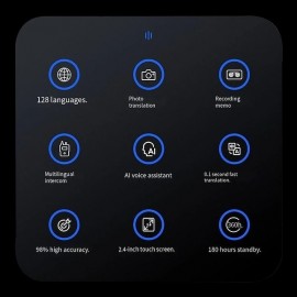 New Language Voice Translator Device Portable Translator 2 Way 72 Language Real Time
