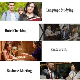 New Language Voice Translator Device Portable Translator 2 Way 72 Language Real Time
