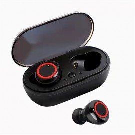 K18 Mini TWS Wireless Bluetooth Earphones Sweatproof Sport Headset Noise Cancellation Audio Headphones Stereo In Ear Wireless Earbuds with Mic for iphone Android Phone
