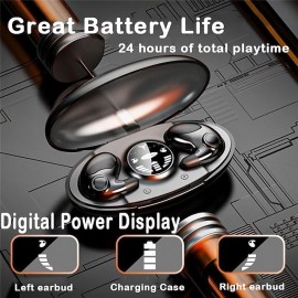 Sleeping BT Earphones Can Lie On The Side Ears Can Be Worn For A Long Time Without Pain Mini Does Not Flash Light High-quality Sound Quality

