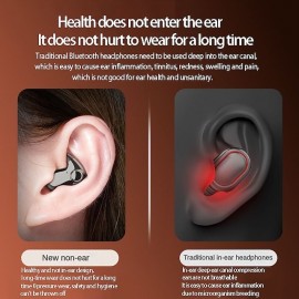 Sleeping BT Earphones Can Lie On The Side Ears Can Be Worn For A Long Time Without Pain Mini Does Not Flash Light High-quality Sound Quality
