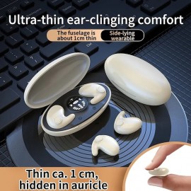 Sleeping BT Earphones Can Lie On The Side Ears Can Be Worn For A Long Time Without Pain Mini Does Not Flash Light High-quality Sound Quality
