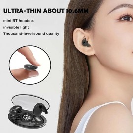 Sleeping BT Earphones Can Lie On The Side Ears Can Be Worn For A Long Time Without Pain Mini Does Not Flash Light High-quality Sound Quality
