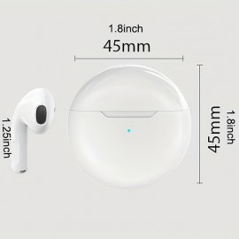 Pro6 Wireless Bluetooth Headphones Tws Earphones Mini Heaset with Charging Case Waterproof Earbuds for All Phone Huawei iPhone
