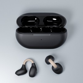 Wireless Ear Clip Bone Conduction Headphones fones Bluetooth 5.3 Ear Clip on Ear Earring sports earphones earbud hooks with Mic
