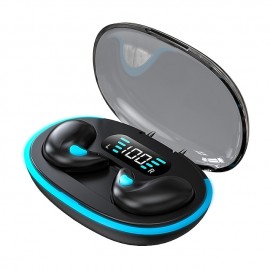 New Digital Display TWS Bluetooth Earphones Invisible Mini Sleep Wireless Bluetooth Earphones For Side Sleeping Dedicated Noise Cancelling Earphones
