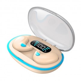 New Digital Display TWS Bluetooth Earphones Invisible Mini Sleep Wireless Bluetooth Earphones For Side Sleeping Dedicated Noise Cancelling Earphones
