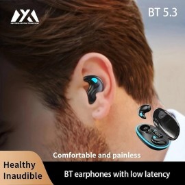 New Digital Display TWS Bluetooth Earphones Invisible Mini Sleep Wireless Bluetooth Earphones For Side Sleeping Dedicated Noise Cancelling Earphones
