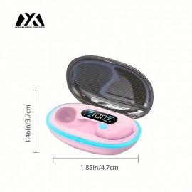 New Digital Display TWS Bluetooth Earphones Invisible Mini Sleep Wireless Bluetooth Earphones For Side Sleeping Dedicated Noise Cancelling Earphones
