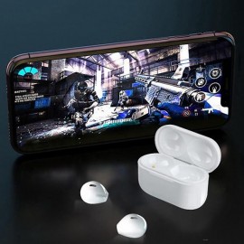 TWS Wireless lnvisible Bluetooth Headphones Mini Semi-In-Ear Earbuds x6 Noise Reduction Sports Headset
