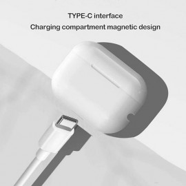 TWS Wireless lnvisible Bluetooth Headphones Mini Semi-In-Ear Earbuds x6 Noise Reduction Sports Headset
