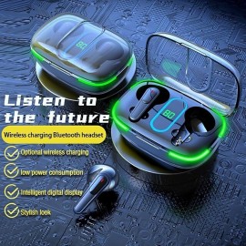 TWS Wireless Headphones Bluetooth 5.3 Earphones sport Earbuds Headset With Charging box
