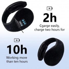Wireless Earmuffs, Headphones Ear muff for Sleep, Bluetooth Ear Warmers Winter Earphone, Women Men Music Muff
