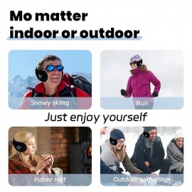 Wireless Earmuffs, Headphones Ear muff for Sleep, Bluetooth Ear Warmers Winter Earphone, Women Men Music Muff
