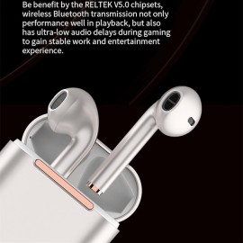 J18 TWS True Wireless Bluetooth Headphones With Microphone Earphones Gaming Headset Sport Earbuds For Android iOS Smartphones
