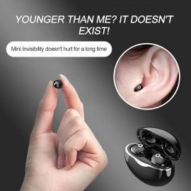 True Wireless Bluetooth Earphone Mini Invisible Headphones Bluetooth 5.3   HIFI Stereo Noise Reduction Sleep In Ear Earphones Smart Touch Sports Gaming Earphones for Smartphone
