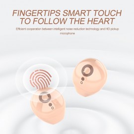 True Wireless Bluetooth Earphone Mini Invisible Headphones Bluetooth 5.3   HIFI Stereo Noise Reduction Sleep In Ear Earphones Smart Touch Sports Gaming Earphones for Smartphone
