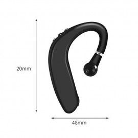 Wireless Bluetooth5.0 Headphone, Long Standby Business Earphone with Microphone, Waterproof Sport Bluetooth Headset, Noise Cancelling Earhook Earbuds for IOS Android Windows Smartphone
