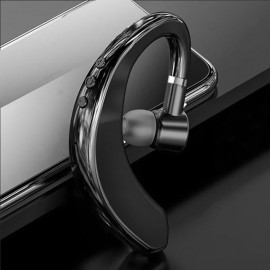 Wireless Bluetooth5.0 Headphone, Long Standby Business Earphone with Microphone, Waterproof Sport Bluetooth Headset, Noise Cancelling Earhook Earbuds for IOS Android Windows Smartphone

