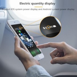 Wireless Bluetooth5.0 Headphone, Long Standby Business Earphone with Microphone, Waterproof Sport Bluetooth Headset, Noise Cancelling Earhook Earbuds for IOS Android Windows Smartphone
