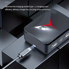 New M90 TWS Wireless Earphone HiFi Stereo Earphone Noise-Cancelling Touch Control Earbuds Built-in HD Mic With Charging Case
