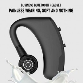 1PC Wireless Bluetooth Business Headphones With Mic Voice Control Handsfree Earphone Stereo Noise Cancellation Earhook Bluetooth Headset For Smart Phone
