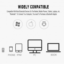 1PC Wireless Bluetooth Business Headphones With Mic Voice Control Handsfree Earphone Stereo Noise Cancellation Earhook Bluetooth Headset For Smart Phone
