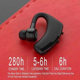 1PC Wireless Bluetooth Business Headphones With Mic Voice Control Handsfree Earphone Stereo Noise Cancellation Earhook Bluetooth Headset For Smart Phone
