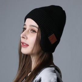 Wireless Bluetooth 5.0 Hat Outdoor Warm Music Headset with MIC for Handsfree Rechargeable Earphone Gift for Men and Women
