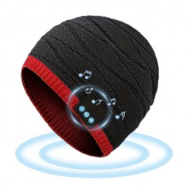 Winter Fashion Warm Wireless Music Headset Fish Pattern Boutique Hat Christmas Gift Wireless Beanie Hat
