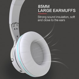 Bluetooth Headphones Wireless Headphon with Mic USB Adaptor Headset Noise Canceling Stereo Foldable Bass for TV Earphone
