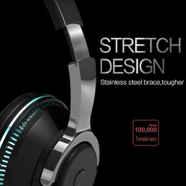 Bluetooth Headphones Wireless Headphon with Mic USB Adaptor Headset Noise Canceling Stereo Foldable Bass for TV Earphone
