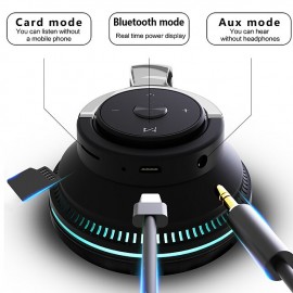 Bluetooth Headphones Wireless Headphon with Mic USB Adaptor Headset Noise Canceling Stereo Foldable Bass for TV Earphone
