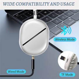 MAX20 Over-ear Headphone Over Ear 3.5mm Audio Jack PS4 PS5 XBOX Bluetooth 5.3 Waterproof Ergonomic Design Stereo for Apple Samsung Huawei Xiaomi MI  Everyday Use Traveling Cycling Mobile Phone Travel
