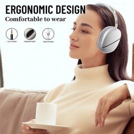 MAX20 Over-ear Headphone Over Ear 3.5mm Audio Jack PS4 PS5 XBOX Bluetooth 5.3 Waterproof Ergonomic Design Stereo for Apple Samsung Huawei Xiaomi MI  Everyday Use Traveling Cycling Mobile Phone Travel
