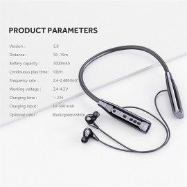GM-A13 Neckband Headphone In Ear Bluetooth5.0 Noise cancellation Ergonomic Design Stereo for Apple Samsung Huawei Xiaomi MI  Camping / Hiking Running Everyday Use Mobile Phone Travel Entertainment
