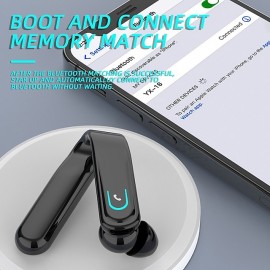 Wireless Headphones Newest Wireless Bluetooth Earphone Waterproof Sport Earhook Headset Stereo Noise Reduction Headphone In Ear Earbuds with Microphone for Smartphone
