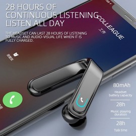 Wireless Headphones Newest Wireless Bluetooth Earphone Waterproof Sport Earhook Headset Stereo Noise Reduction Headphone In Ear Earbuds with Microphone for Smartphone
