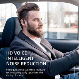 Wireless Headphones Newest Wireless Bluetooth Earphone Waterproof Sport Earhook Headset Stereo Noise Reduction Headphone In Ear Earbuds with Microphone for Smartphone

