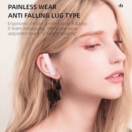 Wireless Headphones Newest Wireless Bluetooth Earphone Waterproof Sport Earhook Headset Stereo Noise Reduction Headphone In Ear Earbuds with Microphone for Smartphone
