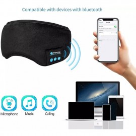 DRK-36 Sleep Headphones Bluetooth Headband Over Ear Bluetooth5.0 Stereo Long Battery Life for Apple Samsung Huawei Xiaomi MI  Gym Workout Sleeping Premium Audio
