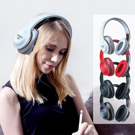 Wireless Bluetooth Headphone Foldable Stereo Music Over-Ear Earphone Noise Cancelling Gaming Streaming Wireless Live Headset