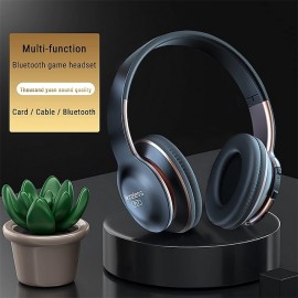 Wireless Bluetooth Headphone Foldable Stereo Music Over-Ear Earphone Noise Cancelling Gaming Streaming Wireless Live Headset
