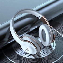 Wireless Bluetooth Headphone Foldable Stereo Music Over-Ear Earphone Noise Cancelling Gaming Streaming Wireless Live Headset
